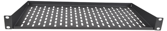 Rack Shelf Tray 19” Vented Type For Flight & Rack Cases - Choice of Size